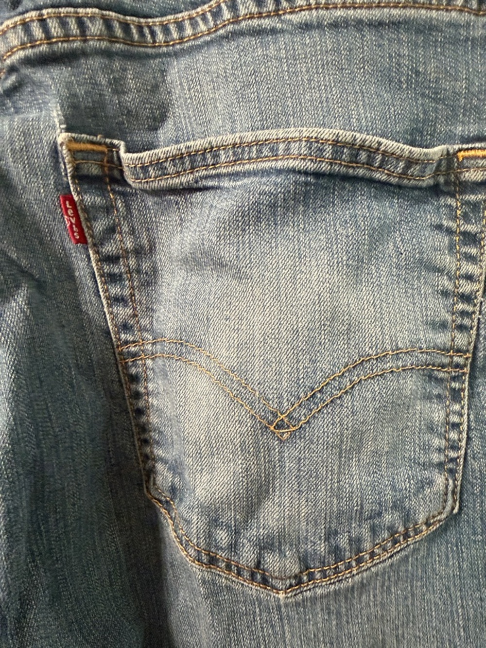 Levi's Men's Light Blue Straight Denim Jeans - Picture 6 of 8
